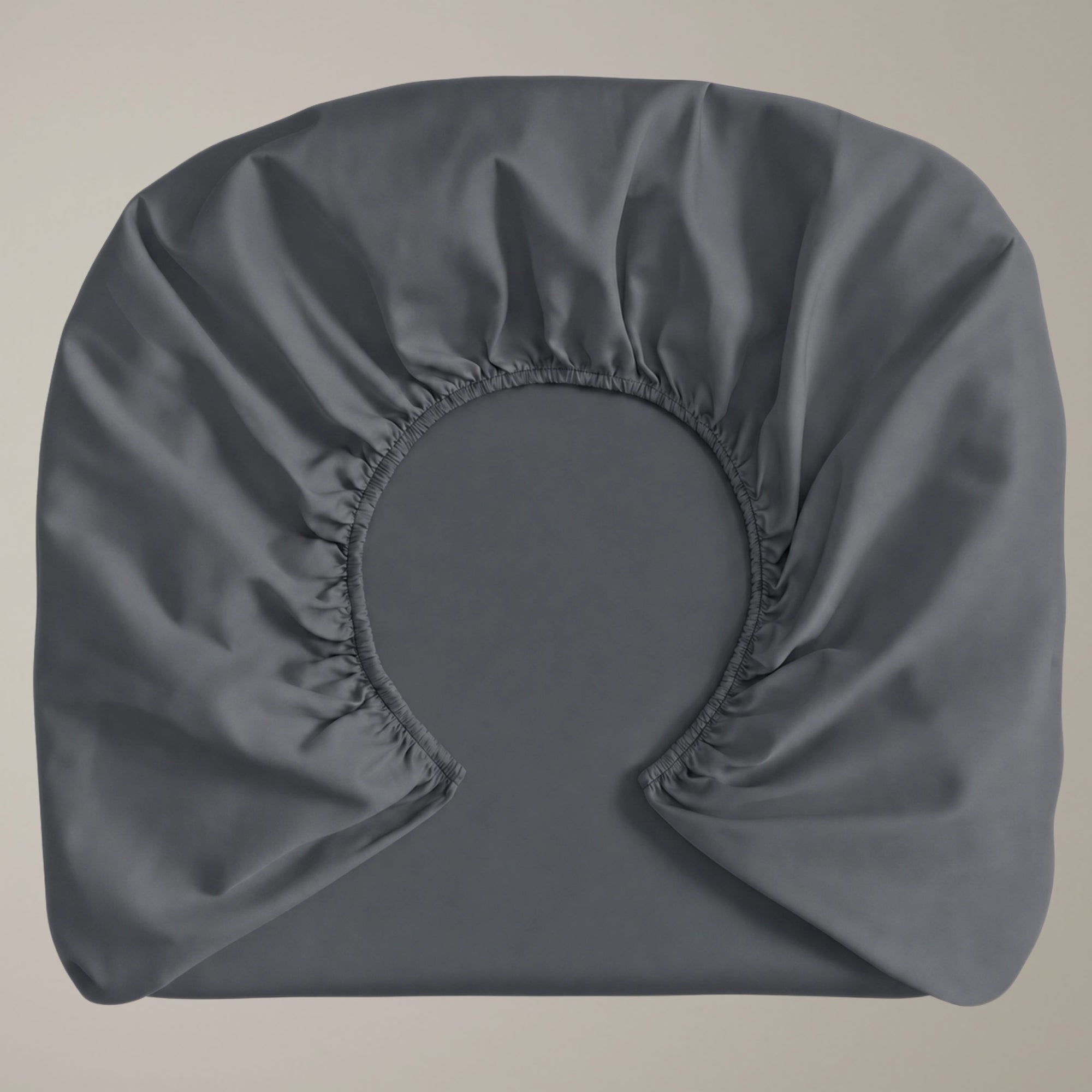 Finole Bettwäsche Set in Granit, gefaltete premium Perkal Bettwäsche aus ägyptischer Baumwolle / Egyptian cotton Perkal bedding set #Farbe_Granit