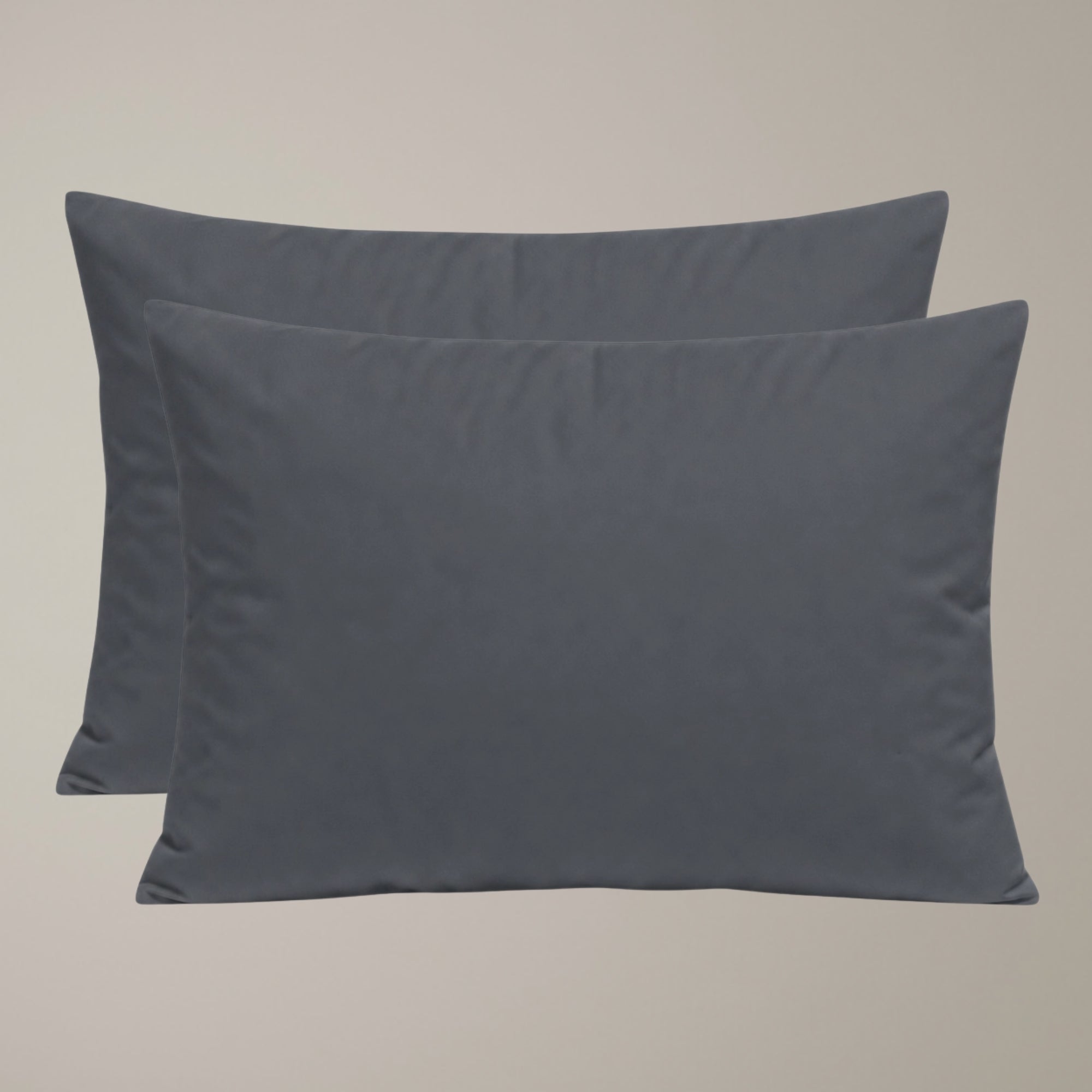 Finole Kissenbezug in Granit, premium Perkal Bettwäsche aus ägyptischer Baumwolle / Egyptian cotton Perkal luxury bedding #Farbe_Granit