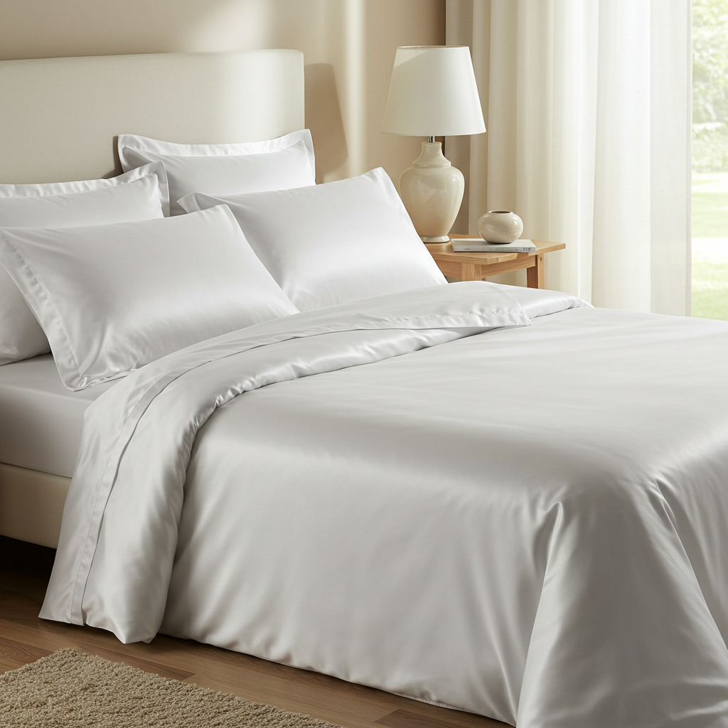 Giza 45 Baumwolle Satin Spannbettlaken